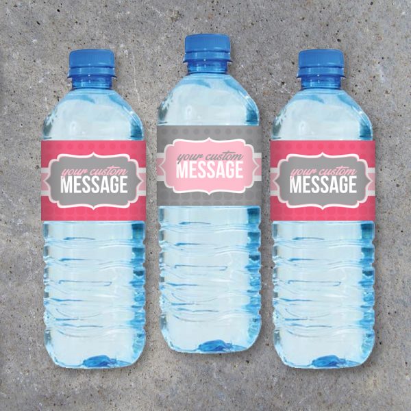 Custom Water Bottle Printable Labels