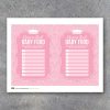 Baby Shower Guess That Baby Food Game with Baby Food Jar Labels – Printable Little Princess Instant Downloads – Party Game for Baby Showers