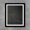 BE STILL and Know That I Am God Wall Art – Whisper Series – Printable Scripture Wall Decor – In both white and chalkboard backgrounds