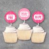 Breast Cancer Awareness Collection – Printable instant download candy wrappers, water bottle labels, tags, cupcake toppers & treat toppers