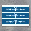 Cheerleading Water Bottle Labels featuring "Good Luck" or "Great Job"! – Printable Instant Download in Red & Blue – Sports Drink Label Wraps