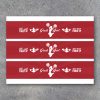 Cheerleading Water Bottle Labels featuring "Good Luck" or "Great Job"! – Printable Instant Download in Red & Blue – Sports Drink Label Wraps
