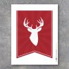 Christmas Banner – Printable Digital File – Instant Download – Pennant – Bunting – Garland – Holiday Decor – Modern – Christmas – Holiday