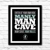 Dad's Man Cave Sign – Printable Manly Man Cave Decor Wall Art – Print Instantly to Create a Last Minute Father's Day gift or Birthday gift!