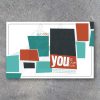 Digital Scrapbook Template No. 132 – Layered Photoshop File – Instant Download – Scrapbook Layout – Wall Art – 12×12 – 8.5×11 – Modern
