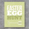 Easter Egg Hunt Sign – 8×10 Printable File – Easter Egg Hunt Poster – Easter Party Printables – Instant Download in 4 Colors!