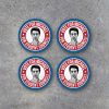 Election Campaign Photo Tags – Printable 2.5" Circle Tags, Cupcake Toppers or Stickers Personalized w/ Name, Title & Photo – VOTE Giveaways