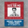 Election Campaign Poster 1 – Printable 8.5" x 11" Poster personalized with your photo, name and running title – Funny – Vote For Me Campaign