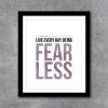 Fearless Home & Office Artwork in 3 Colors – Printable Art Instant Download – Home Office Decor – Motivational Art – DIY Gallery Wall Ideas
