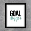 Goal Digger Office Artwork in 3 Colors – Printable Art Instant Download – Home Office Decor – Motivational Art – DIY Gallery Wall Ideas