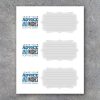 Graduation Collection in Blue – Printable Digital Files–Advice Cards, Banner, Candy Bar Wrappers, Tags, Tent Cards and Water Bottle Labels!