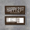 HAPPY 21ST Candy Bar Wrappers – Printable Instant Download – Happy 21st Birthday Hershey's Candy Bar Wrappers – Use as a gift or gift tag!