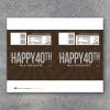 HAPPY 40TH Candy Bar Wrappers – Printable Instant Download – Happy 40th Birthday Hershey's Candy Bar Wrappers – Use as a gift or gift tag!