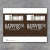 HAPPY 80TH Candy Bar Wrappers – Printable Instant Download – Happy 80th Birthday Hershey's Candy Bar Wrappers – Use as a gift or gift tag!