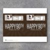 HAPPY 90TH Personalized Candy Bar Wrappers – Printable Birthday Hershey's Wrappers with PHOTO, name & text – Party favors, gift or gift tag