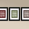 MIGHTY GOD Modern Wall Art – Printable 8×10 Digital Design in Five Different Colors – Christian Home Decor – Scripture Wall Art – God