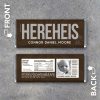 Personalized Birth Announcement Candy Bar Wrappers – Printable Download – HEREHEIS Hershey Bar Wrappers – It's a Boy! Photo Announcement