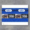 Sports Photo Hershey Candy Bar Wrappers – Printable Files personalized with team photo, custom text and school colors – Great Job or Thanks
