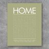 THIS HOME Word Search Modern Wall Art – Printable Digital File – Birthday Gift – Interactive – Gift – House Warming Gift – Wedding Gift
