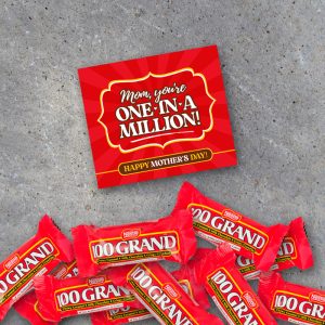 Happy MOTHER'S DAY Tag to pair with 100 Grand Candy Bars - Printable Instant Download