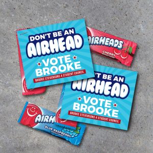 Don't Be An Airhead Election Campaign Tags – Printable Custom Download