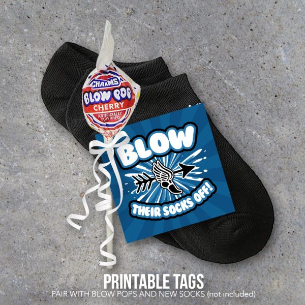 Cross Country Blow Pops Tags BLUE
