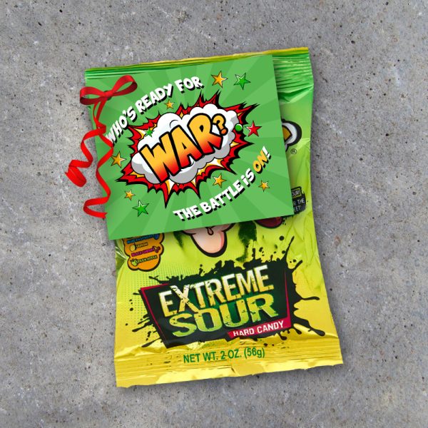 Warheads Good Luck Tags