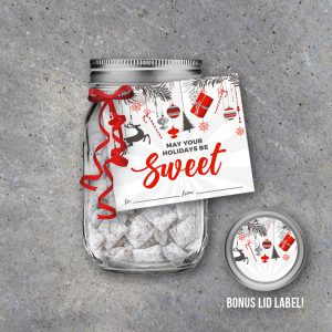Christmas Gift Tags 4 - May Your Holidays Be Sweet - Printable Instant Download