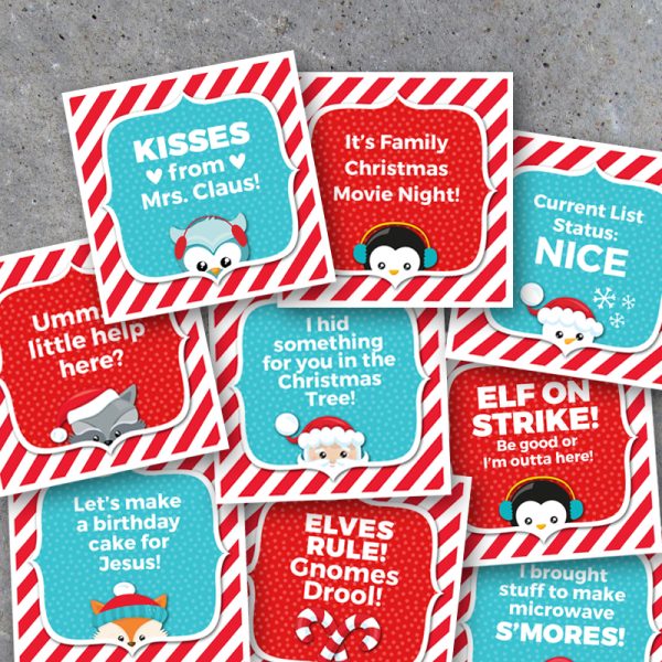 PREVIEW Elf on the Shelf Tags Vol 2 – 1