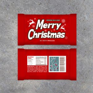 Merry Christmas Candy Bar Wrappers – Printable Instant Download