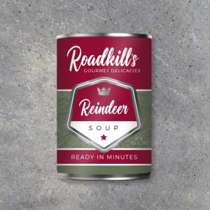 Roadkill's Gourmet Reindeer Soup Gag Gift – Printable Instant Download