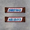 PREVIEW Snickers Happy Holidays and Merry Christmas Candy Bar Wrappers